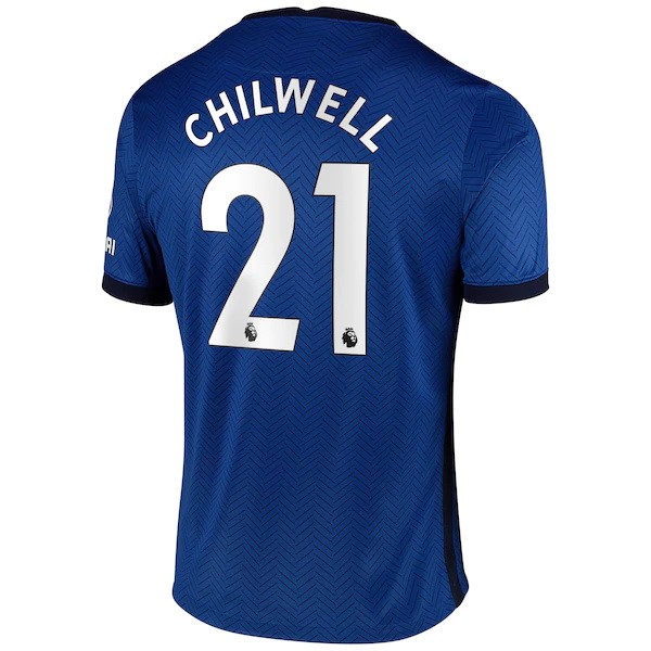 Camiseta Chelsea NO.21 Chilwell Replica Primera Ropa 2020/21 Azul